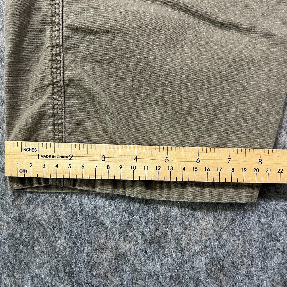 Wrangler Relaxed Fit Cargo Pants Mens 42x31 Cotton Spandex Stretch Utility Green - Picture 3 of 14
